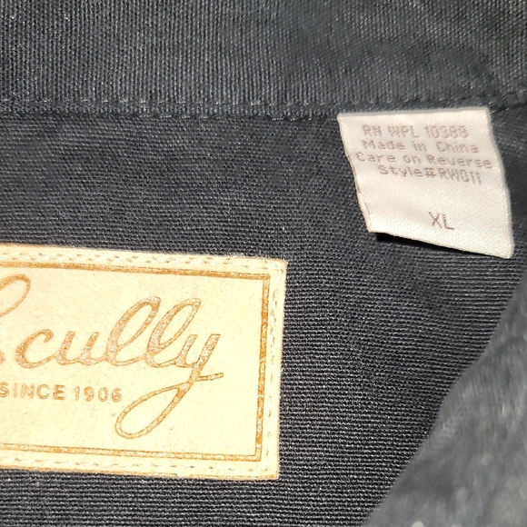 Scully Black Dress Shirt Classic Design - Picture 10 of 10